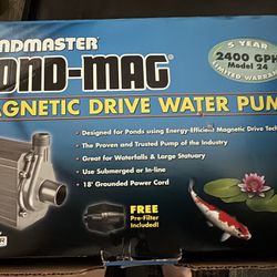 Pondmaster Magnetic Drive Water Pump 2400GPH (NEW)