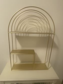 Brass display rack