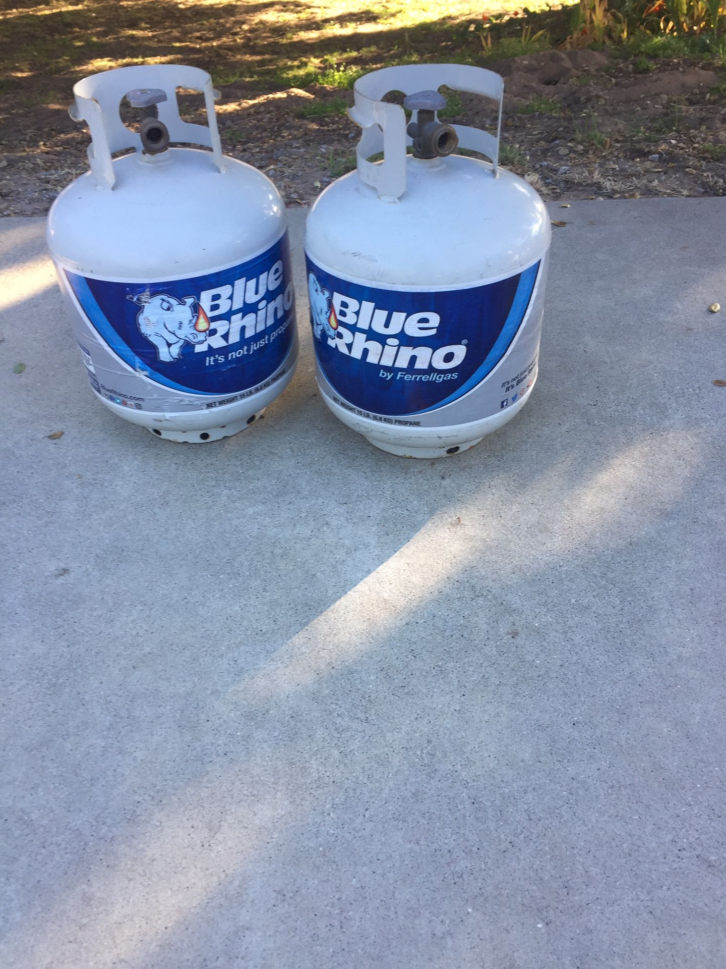 Blue rhino proane bottles