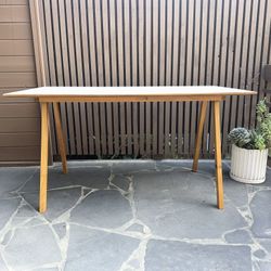 Custom Desk with Oak Legs