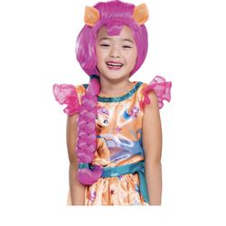 Wig pink color