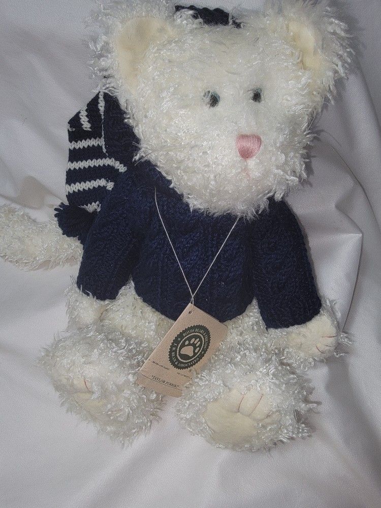Vintage Boyds Bear Cat With Original Tags