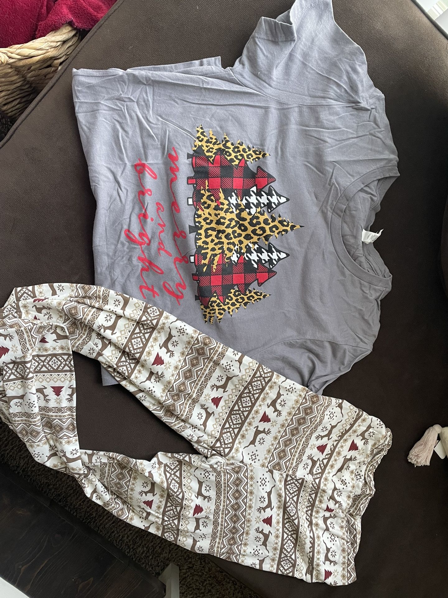 Christmas Shirt And Leggings