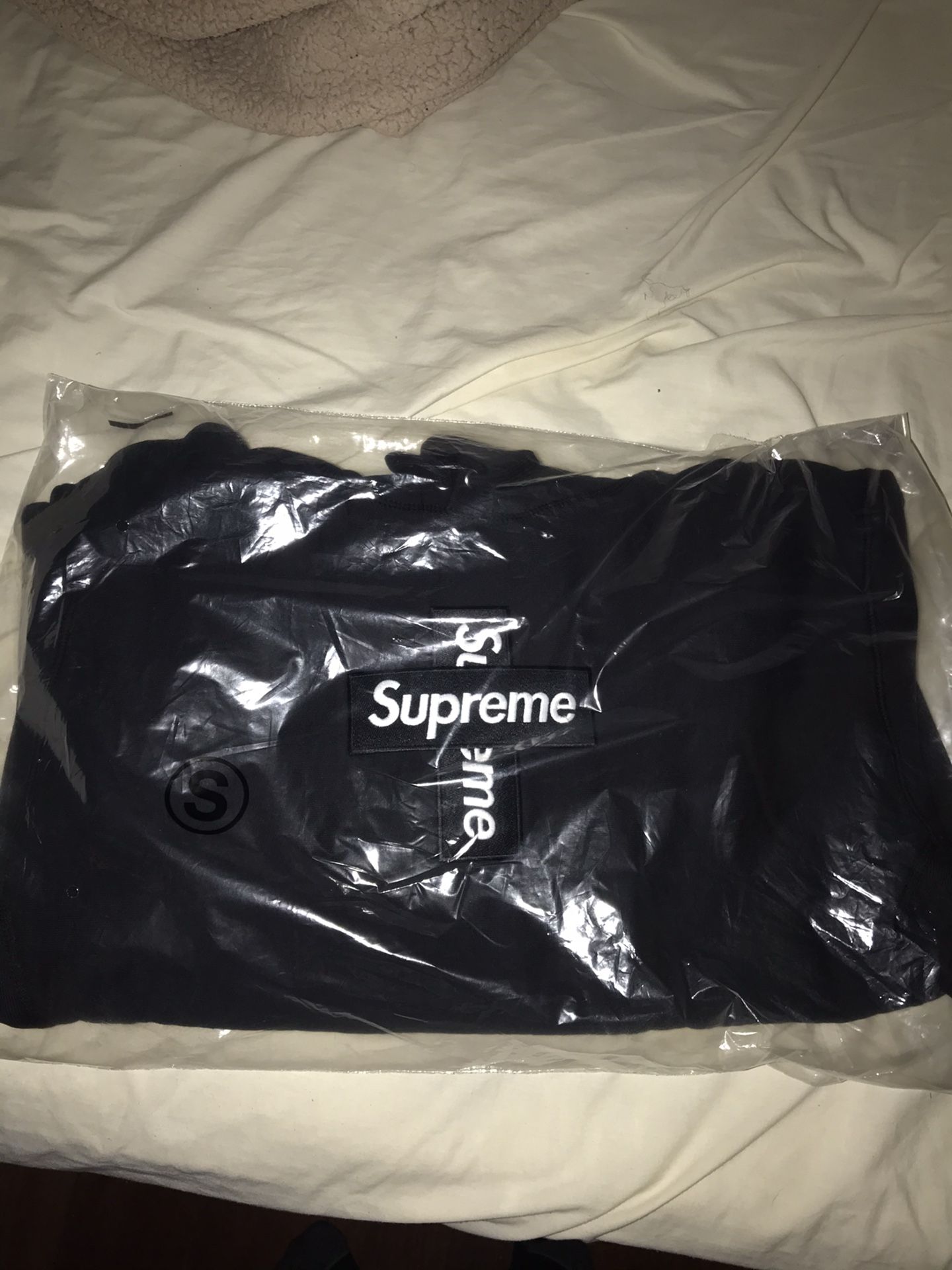 Supreme cross box logo hoodie