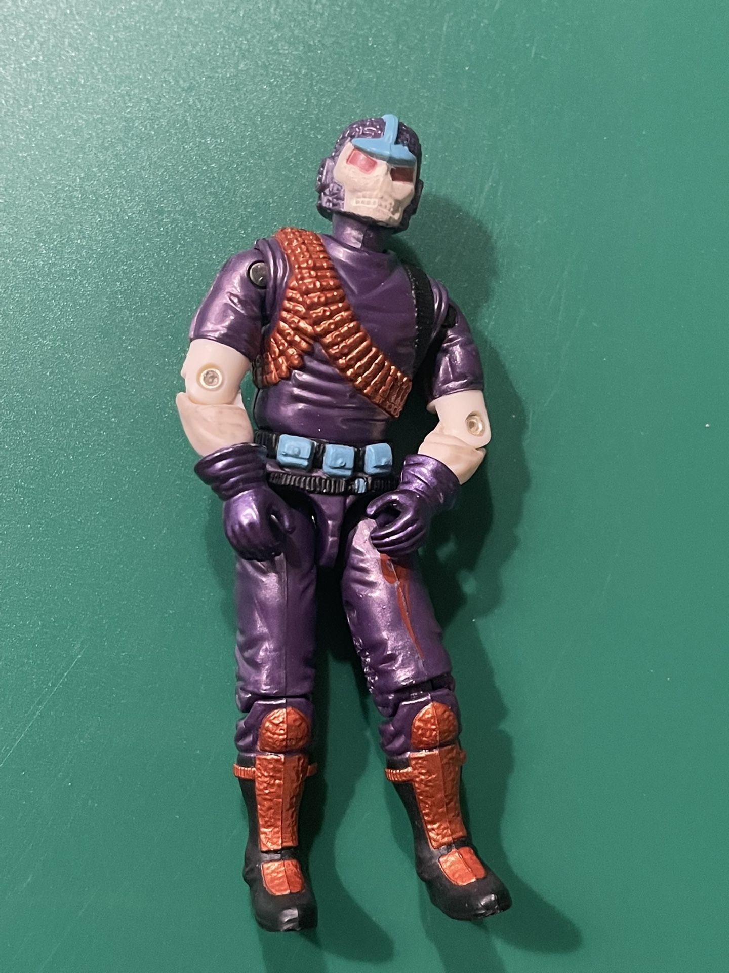 Vintage 2002 GI Joe V1 Skull Buster Range Viper Leader 3.75” Skullbuster Cobra Rock Viper From Heavy Duty Vs Skull Buster 2 Pack HOT!!