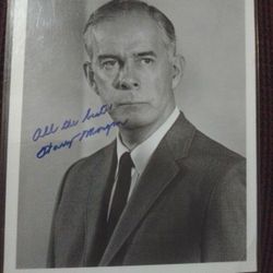 Harry Morgan Dragnet / MASH Autograph 