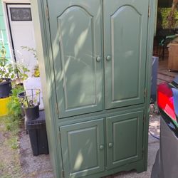 Beautiful Green Armour Entertainment Center