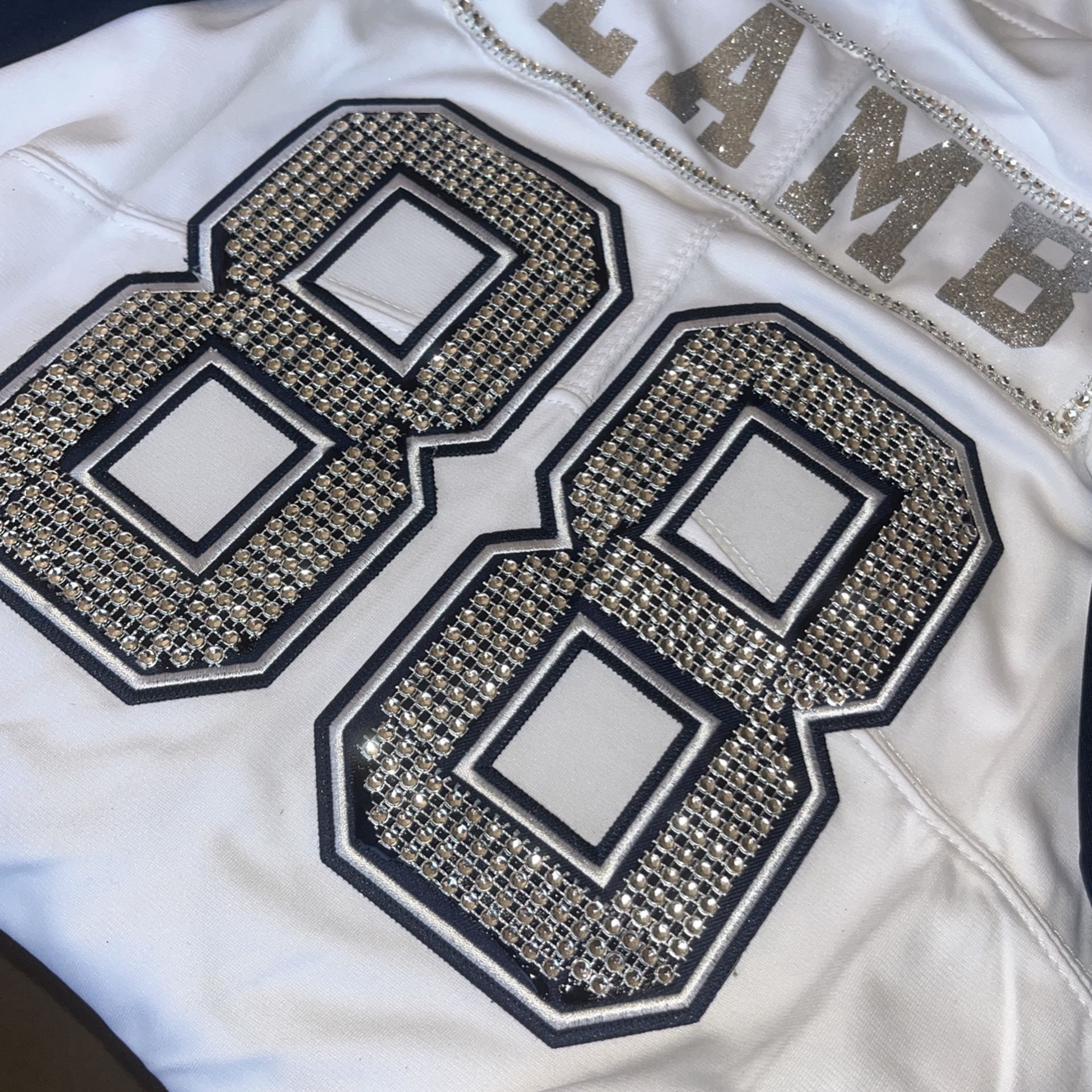 Dallas Cowboys Jersey With Bling women’s Cowboys Jersey lamb