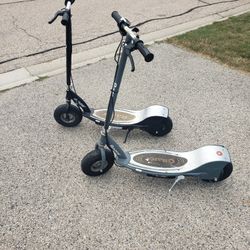 2 Razor E300 Electric Scooter 