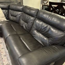 Dark Sectional Couch