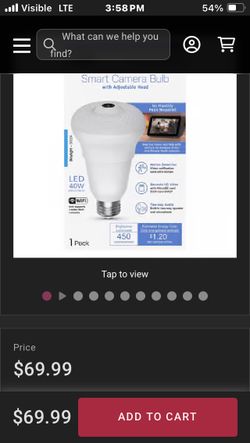 Camera Smart Lightbulb And More 