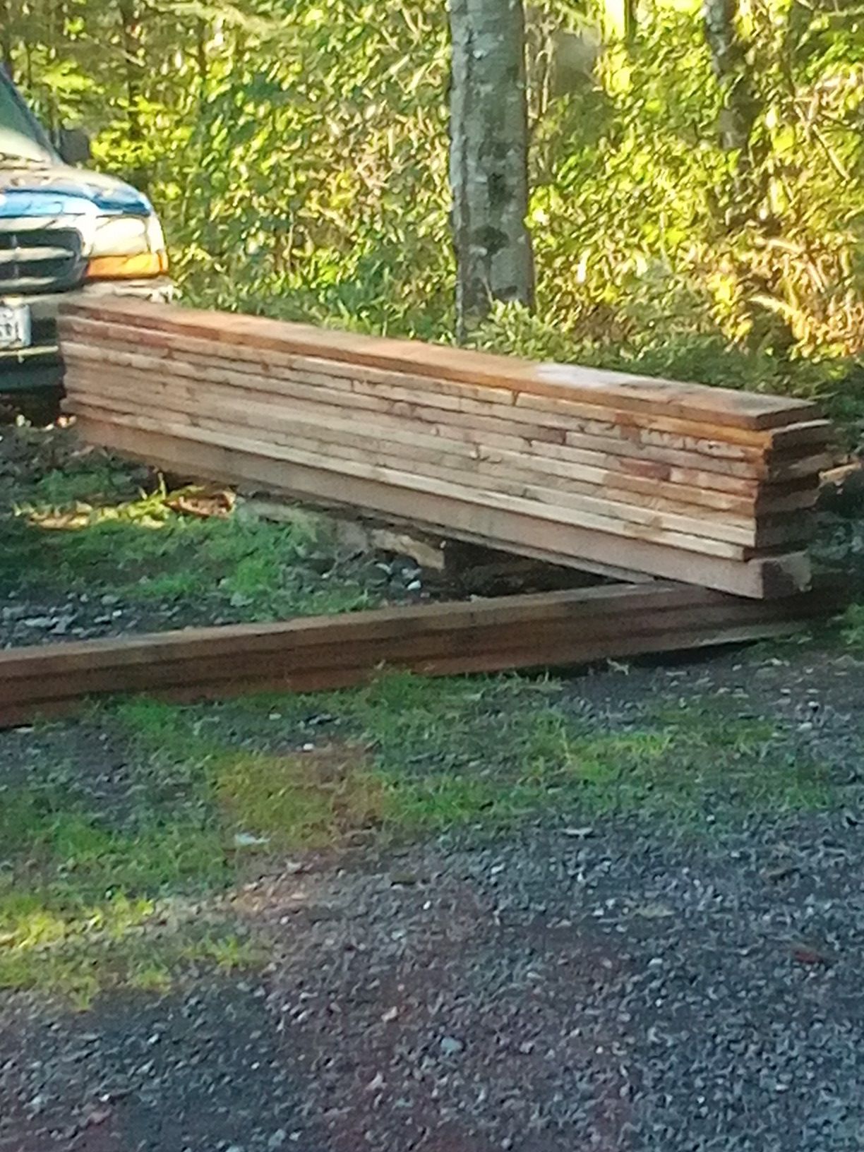 (9)12' 2x8 lumber