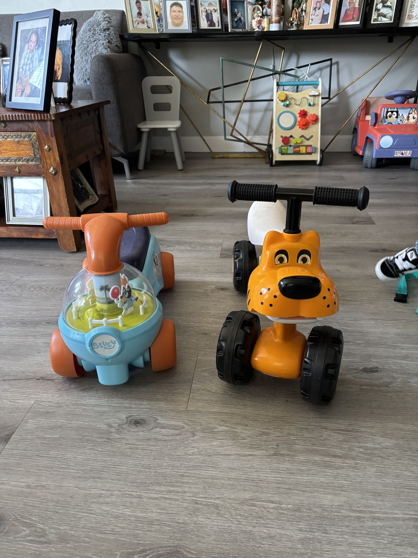 Toddler Balance Bike And Bluey Baby Bike