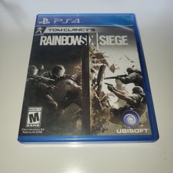  Ps4 Rainbow Six Siege 