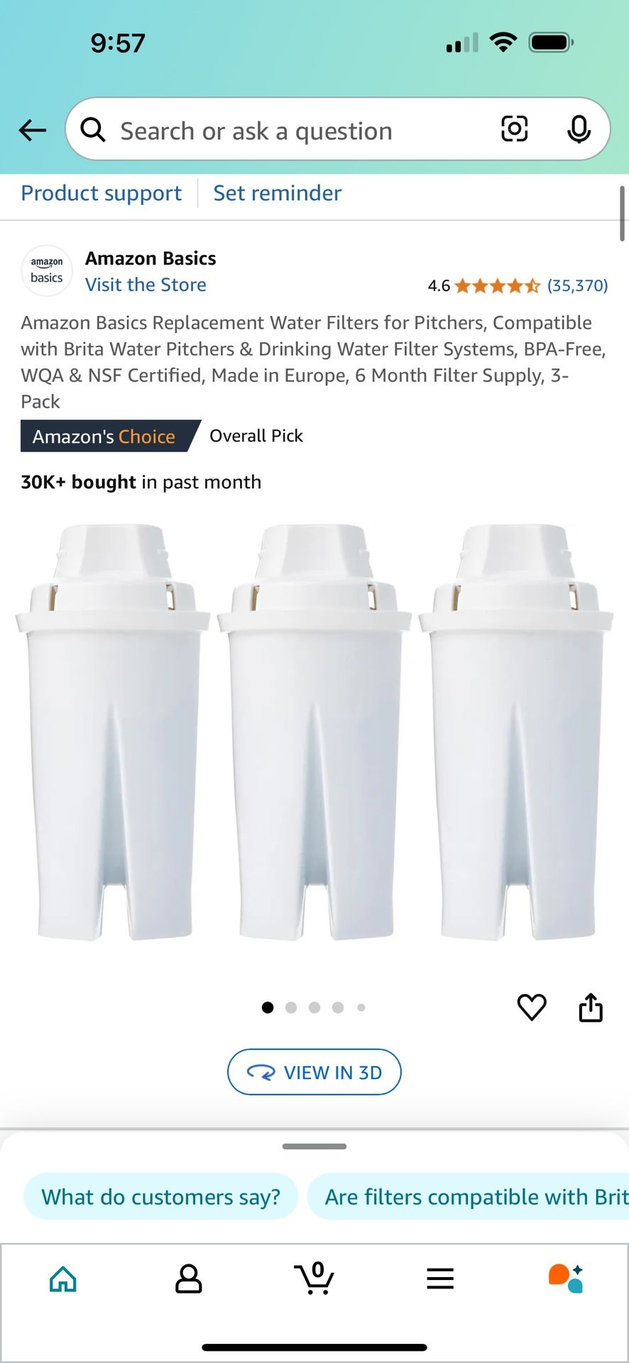 Free Water Filter Cartridges For Brita