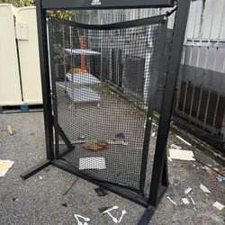 Adidas-branded portable multi-sport practice net, often used for golf or soccer and baseball