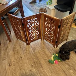 Wooden Dog Gate