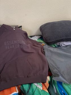 Essential hoodie burgundy