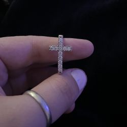 Silver Cross Ring 