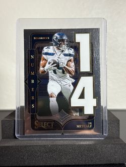 2024 Panini Select DK Metcalf Numbers Insert Card