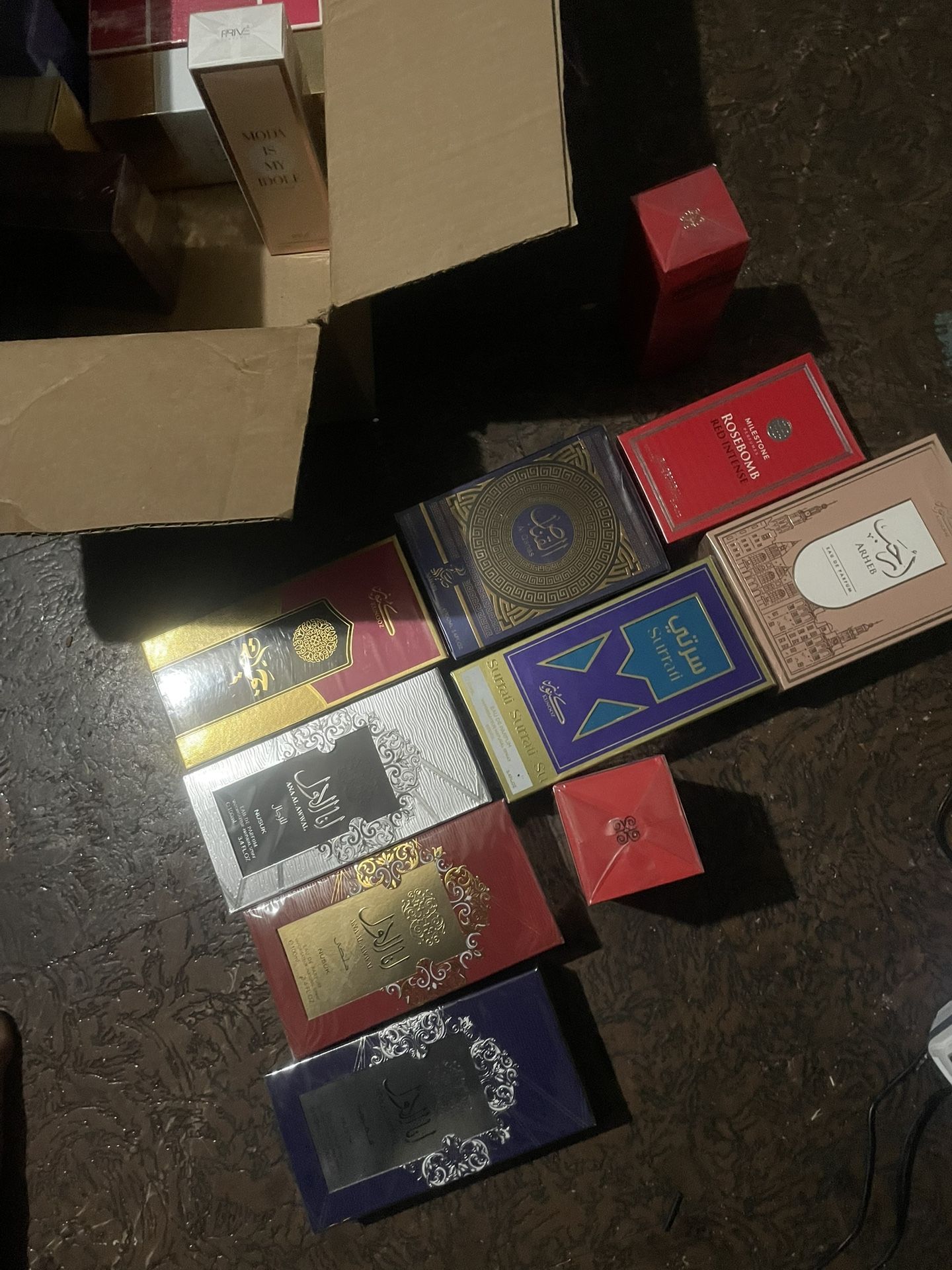 250 for full box of german/exotics perfumes/Cologne