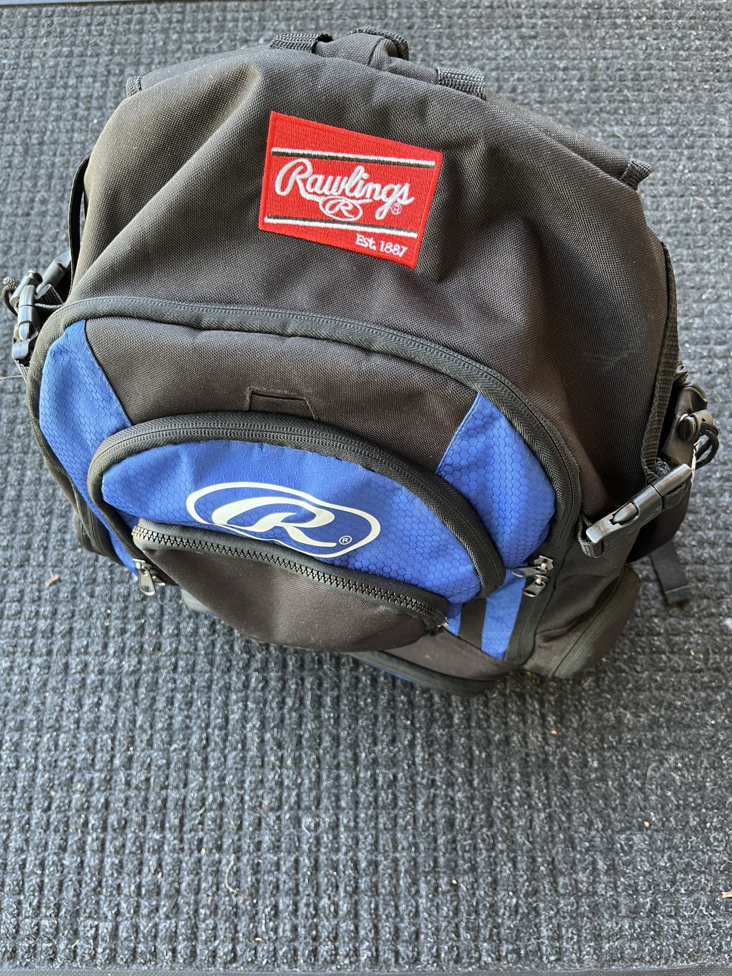Rawlings Comrade Youth Bat Backpack - Blue