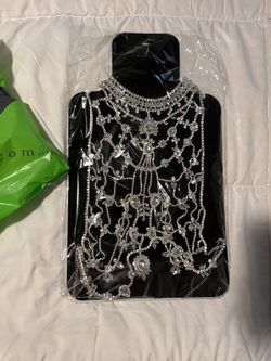Jewel Halter Necklace/Top