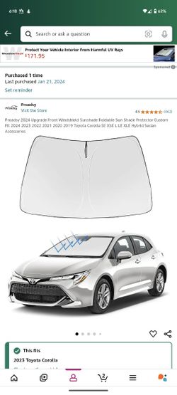 2023 Corolla Steering Wheel Cover & Shade