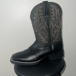 Men’s Sport Wide Square Toe Cowboy Boots 
