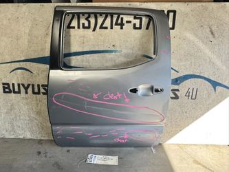 w/dents 2005 - 2015 TOYOTA TACOMA CREW CAB REAR LEFT DRIVER DOOR OEM AY67414