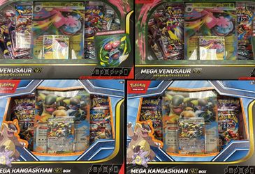 Pokemon Mega Boxes Venusaur And Kangashkan
