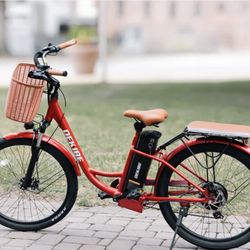 Red E-bike 