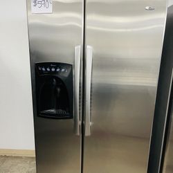 Stainless Steel Amana Refrigerator