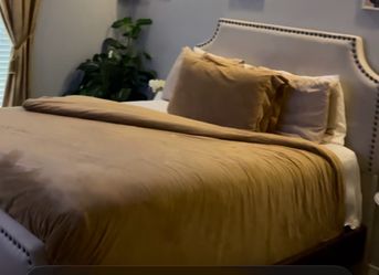 Queen-Size Headboard and Footboard– $120 OBO