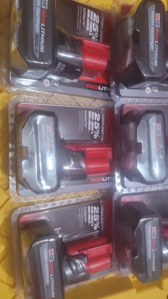 Milwaukee Battery M12 High Output 5.0 Each