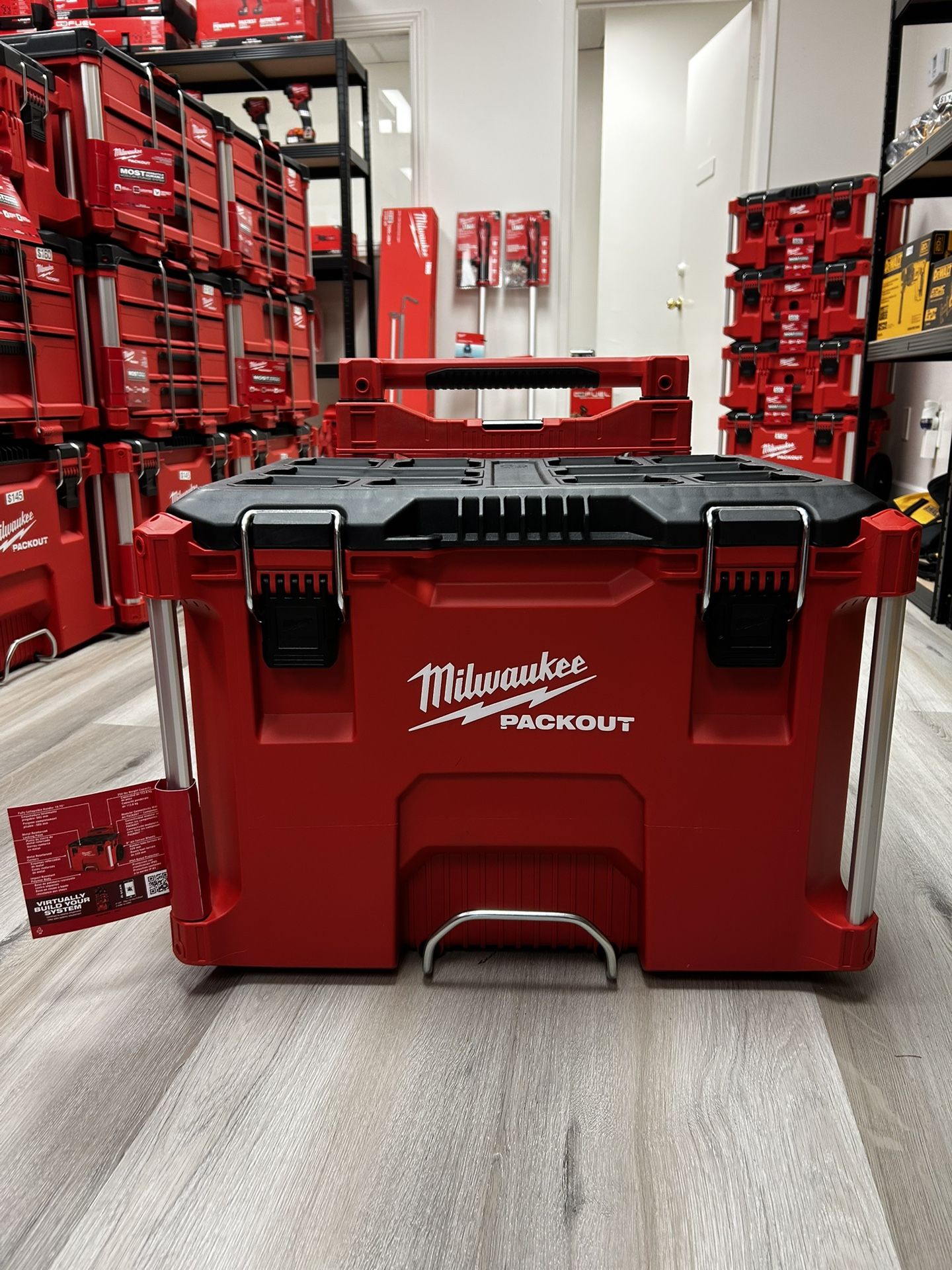 Milwaukee Packout Rolling Box , Tool Box With Wheels , Brand New 