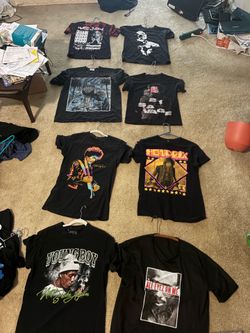 Shirts rap rock etc