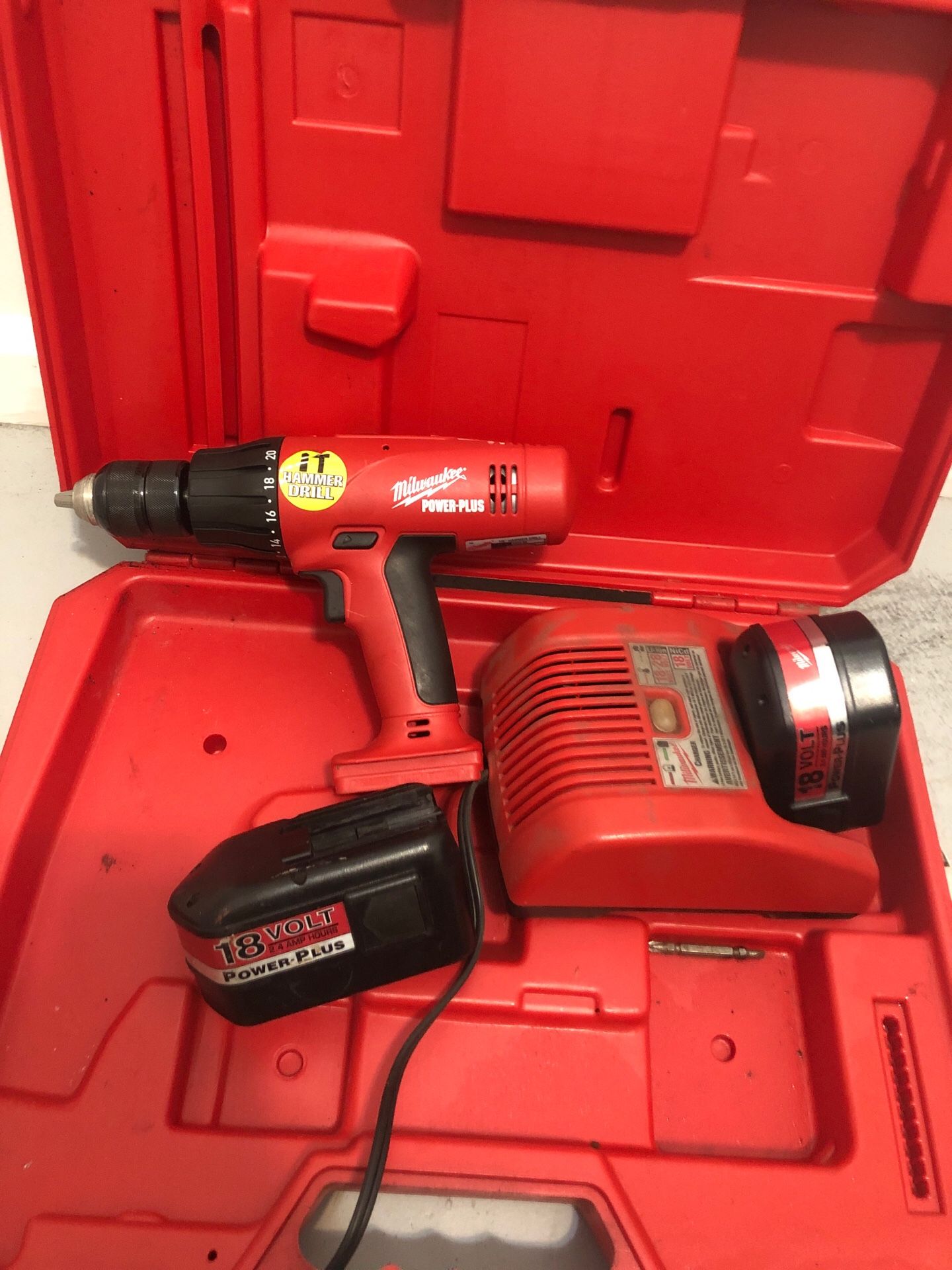 Milwaukee 18 volt power plus drill