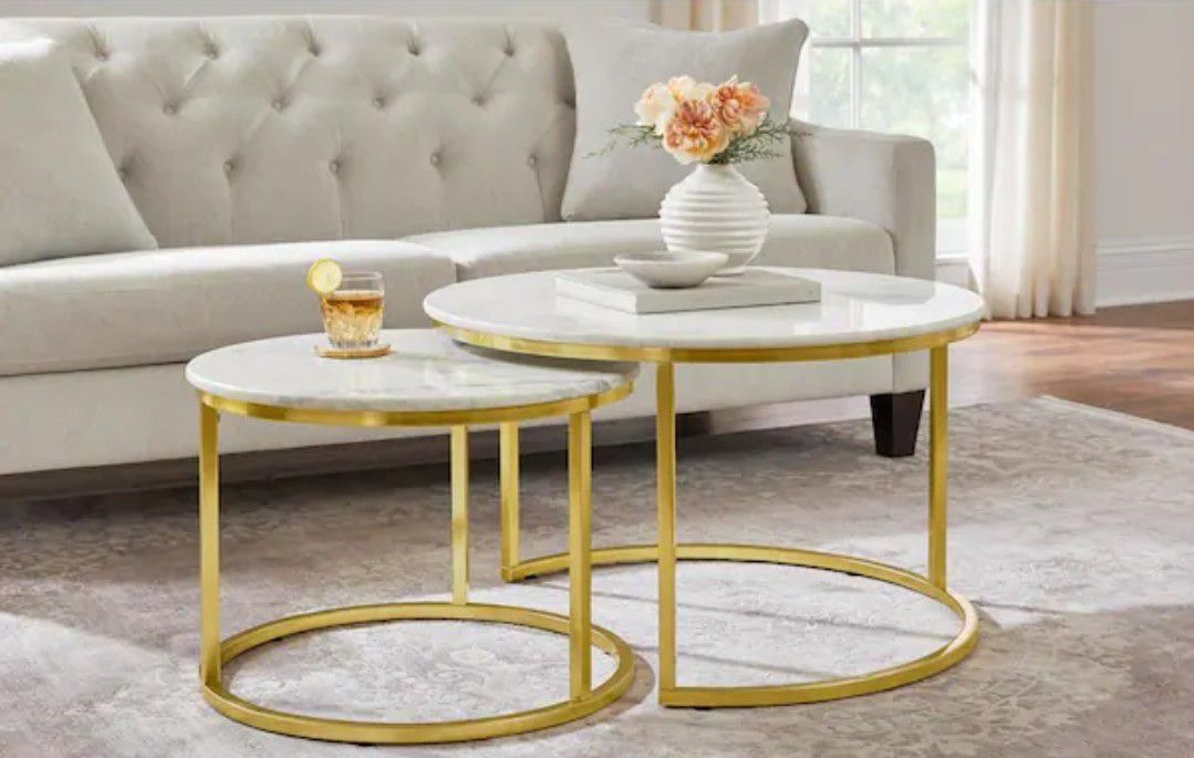 New Marble  Nest Coffee Tables