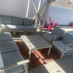 Nine Piece Outdoor Furniture Set