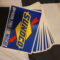20 Sunoco Vintage Nascar stickers