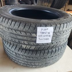 Tires 225 60R 18 (Two Tires Available)