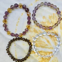 Natural Crystals Gem Stone Bracelets
