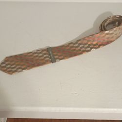 Men's Necktie with Geometric Pattern