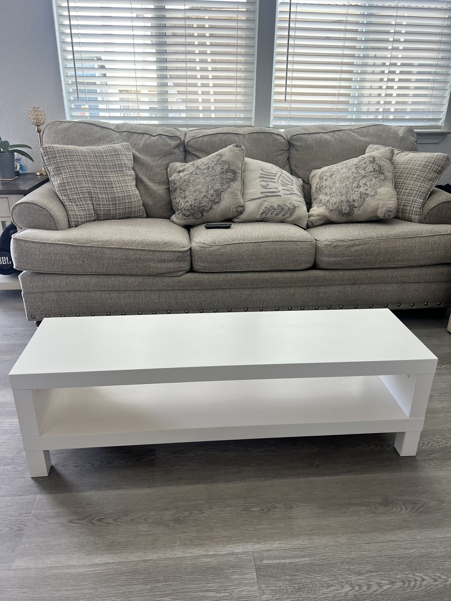 White Coffee Table/TV Stand