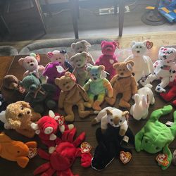 Beanie baby collection 1st editions