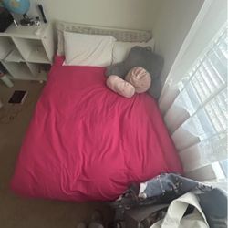 Used Double Bed And Bed Frame