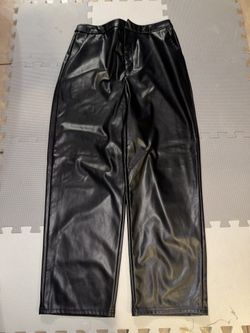 Black Leather Pants 
