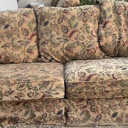 2 Floral Couches 