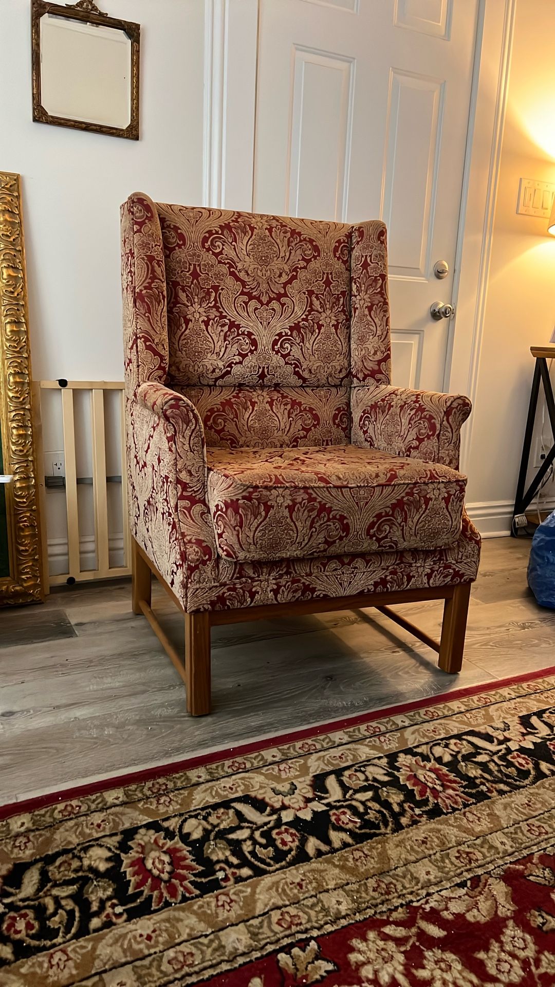 Vintage Jacquard Chair
